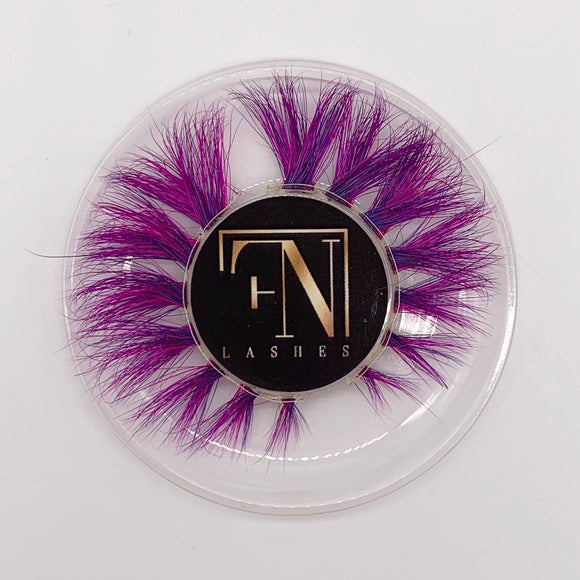 Colored Mink Lashes Purple/Pink